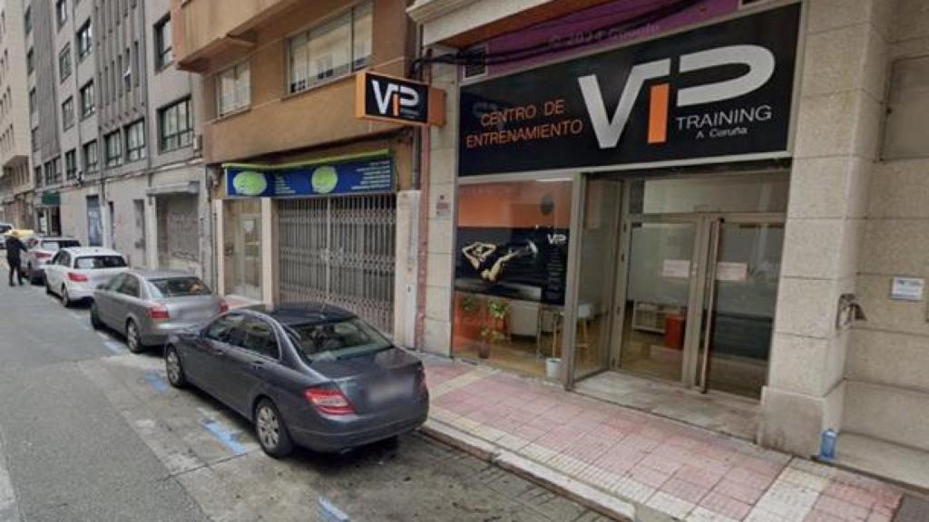 Ubicación del gimnasio afectado.