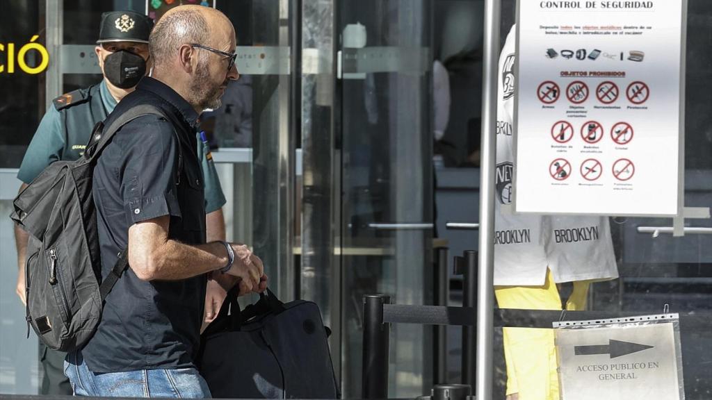 Francis Puig, en los juzgados. Rober Solsona / Europa Press