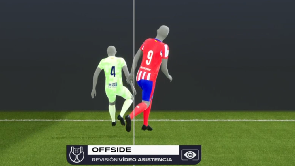 Imagen del fuera de juego semiautomático de Sorloth.