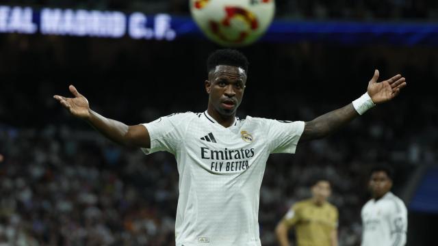 Vinicius, en el partido de Copa del Rey ante la Real Sociedad.