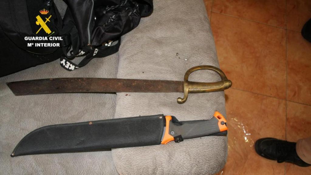 Parte del material robado por la familia en la provincia de A Coruña.