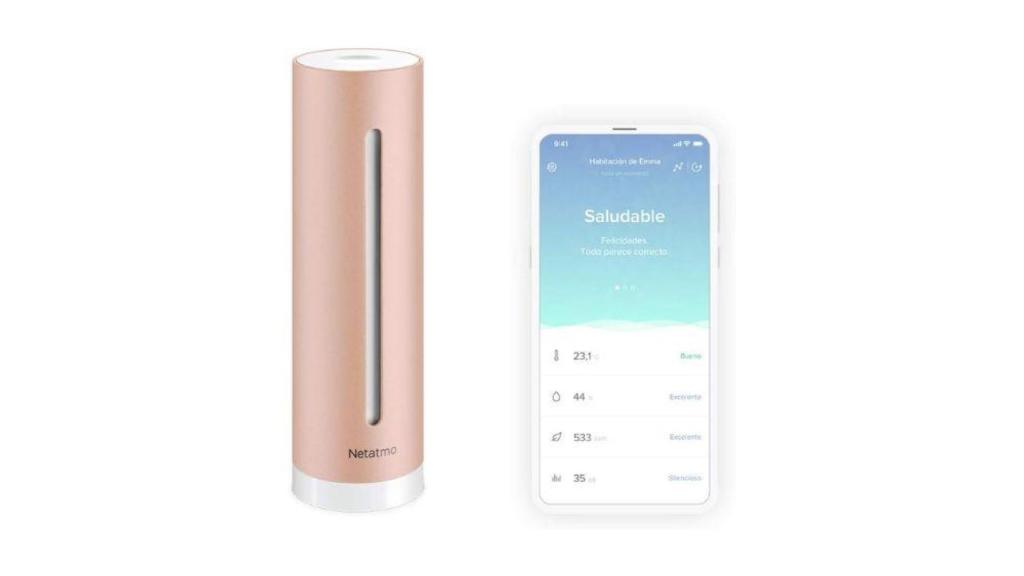 Medidor calidad del aire netatmo