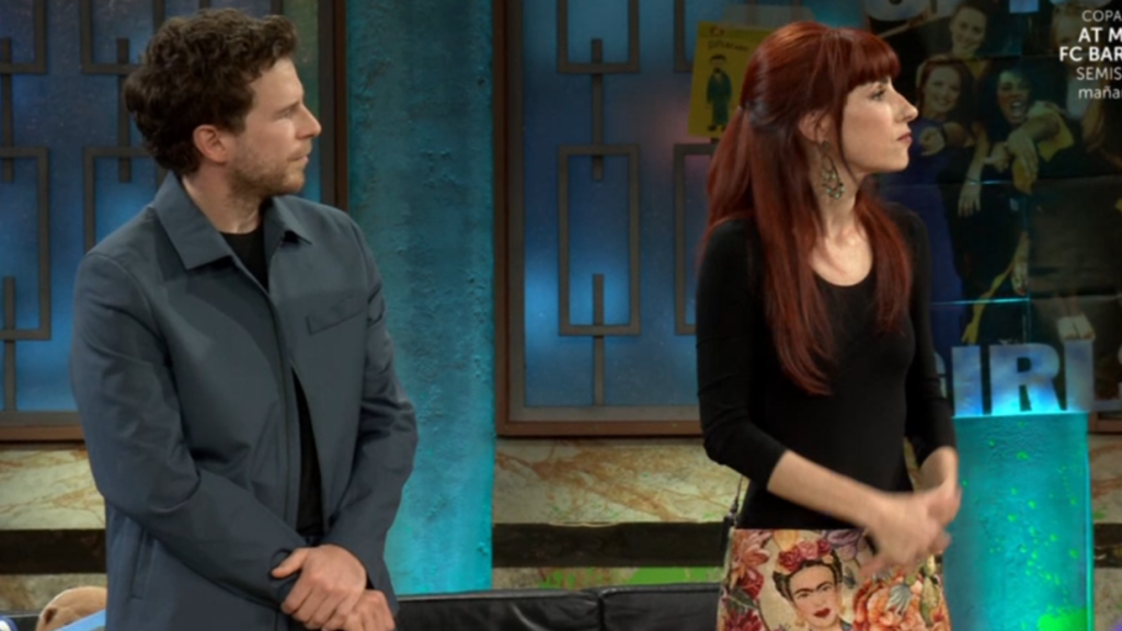 Miriam Garlo y Álvaro Cervantes, invitados de 'La Revuelta' este martes.