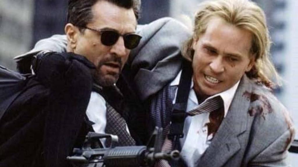 Robert de Niro y Val Kilmer en 'Heat'.