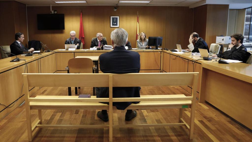 Ancelotti, durante su juicio en la Audiencia Provincial de Madrid por pregunto fraude a Hacienda