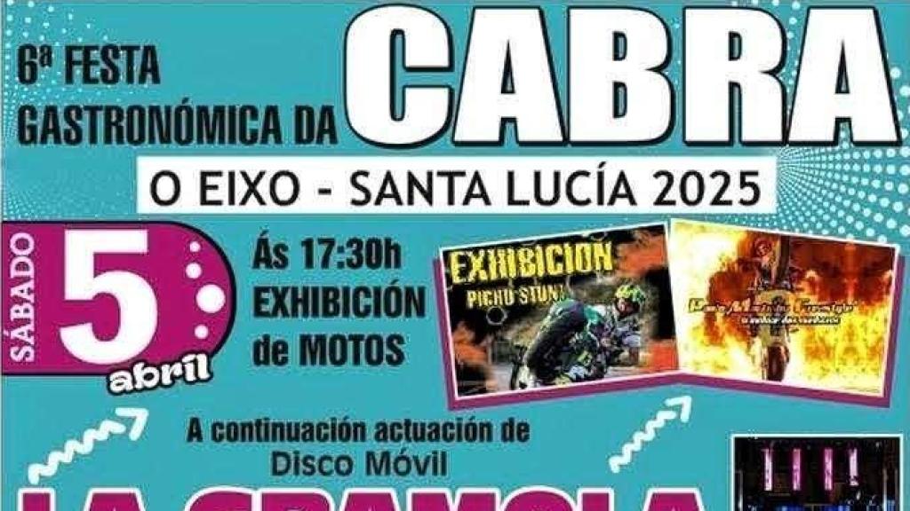 Cartel de la IV edición de la Fiesta gastronómica de la Cabra