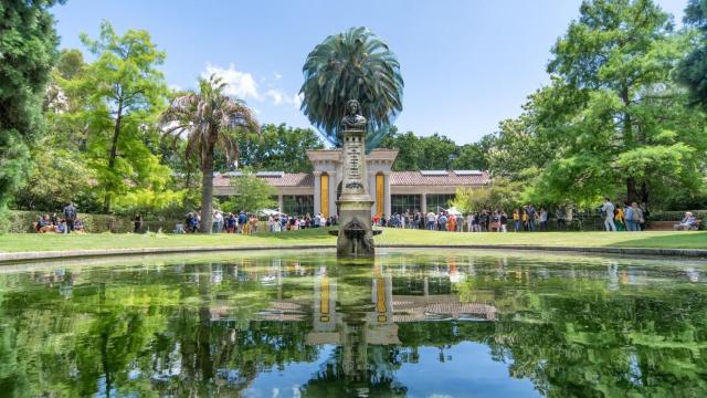 Glorieta de Linneo, el corazón del Real Jardín Botánico.