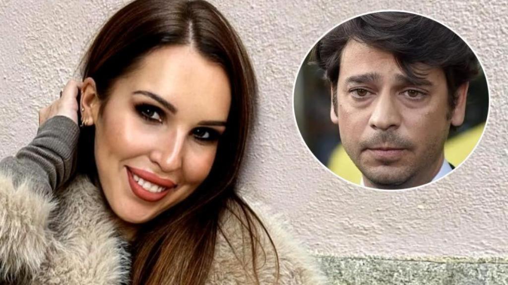 Paula Sánchez Zurdo, exnovia de Miguel Palomo Danko, en un fotomontaje de EL ESPAÑOL junto al hijo menor de Palomo Linares.