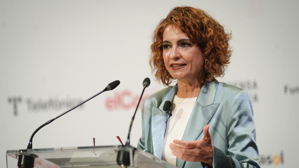 María Jesús Montero, en el acto de este miércoles en Sevilla.