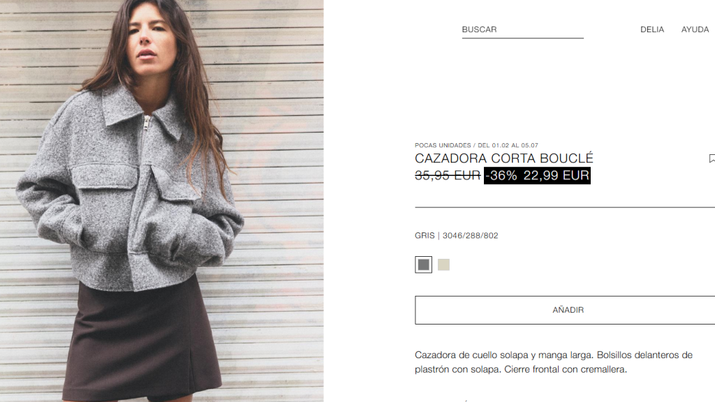 Chaqueta soft. Ref. 3046/288/802