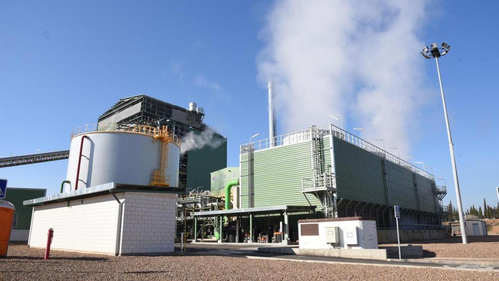 Planta de biomasa de Ence en Puertollano (Ciudad Real).