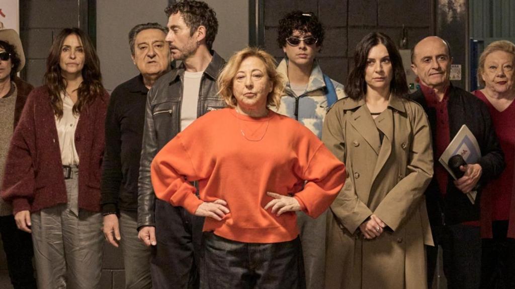 Imagen del rodaje de 'Aída y vuelta'.