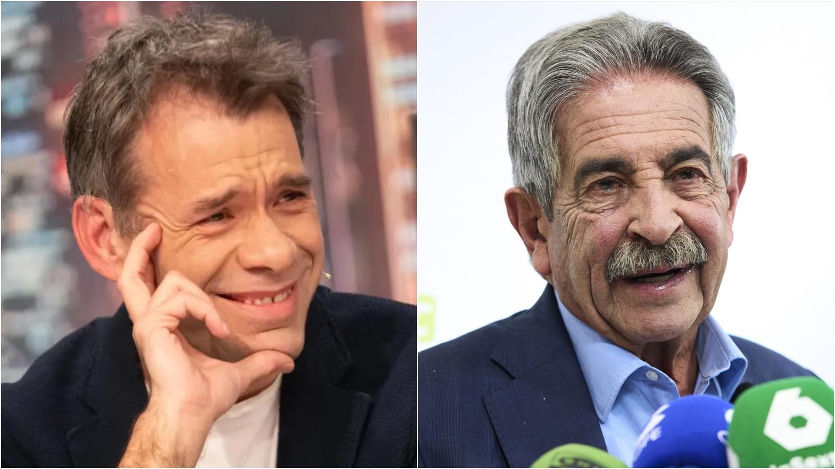 Rubén Amón y Miguel Ángel Revilla en un fotomontaje de BLUPER.