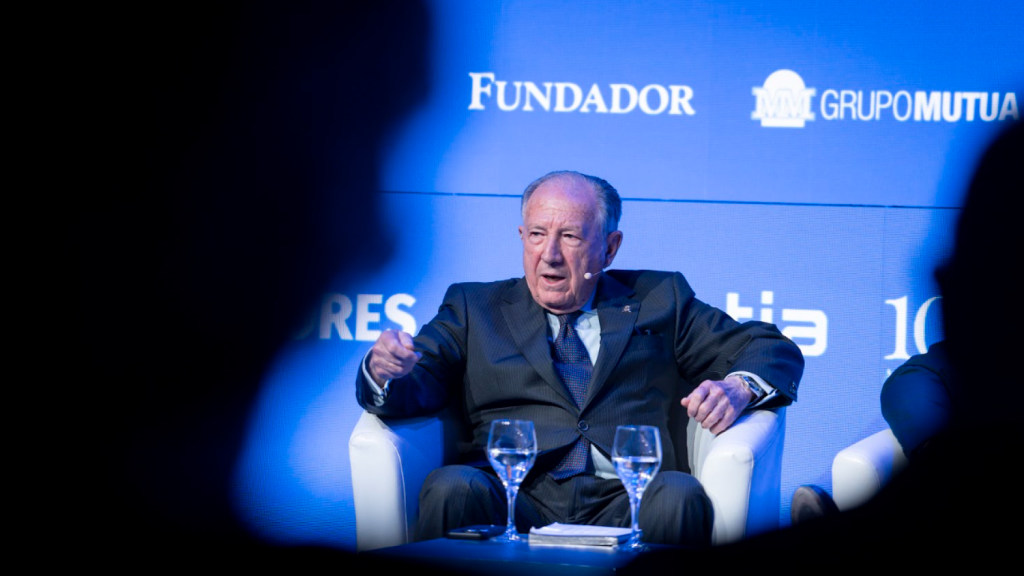 El exjefe del CNI, Félix Sanz Roldán, en su intervención en Wake Up Spain 2025.