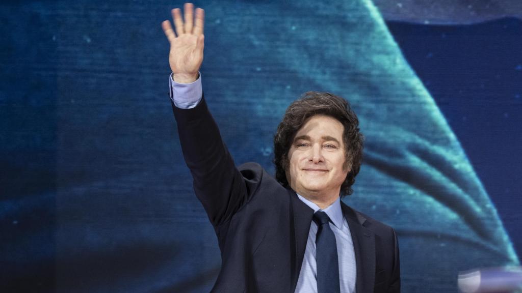 El presidente de Argentina, Javier Milei, el pasado mes de febrero en Estados Unidos.