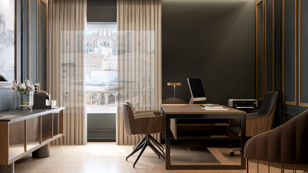 Imagen de uno de los despachos.