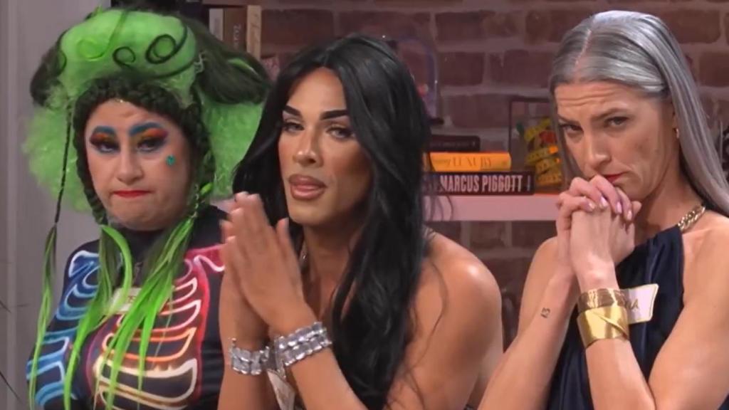 La Terremoto, Carmen Farala y Laura Sánchez en 'Maestros de la costura Celebrity'.