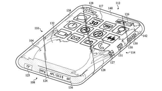 La patente de Apple para un iPhone de cristal.