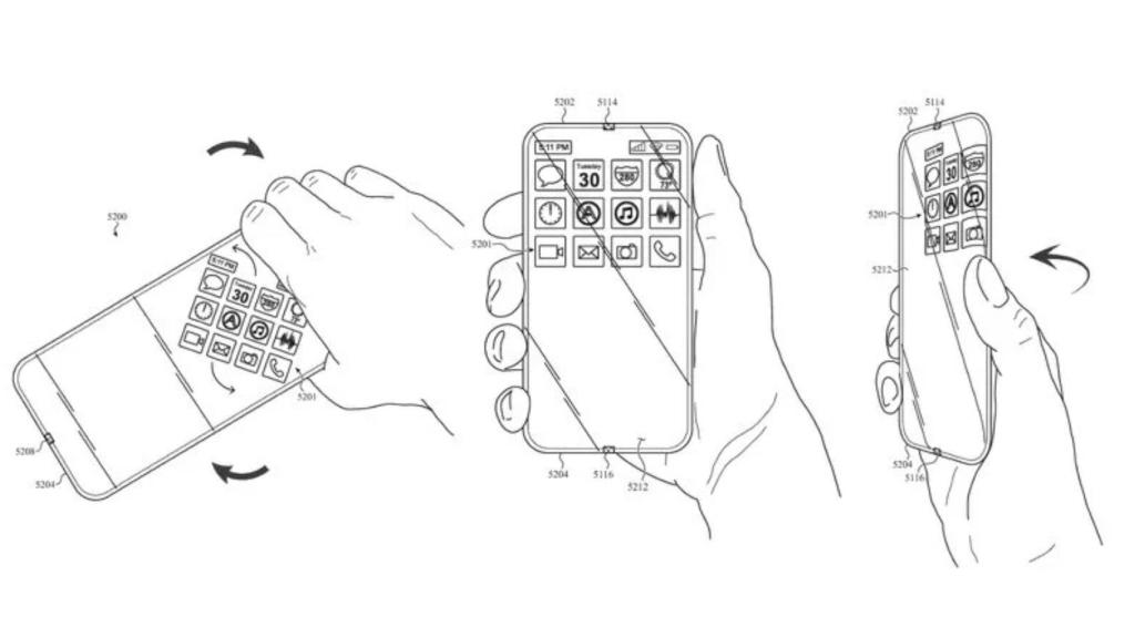 La patente de Apple para un iPhone de cristal.