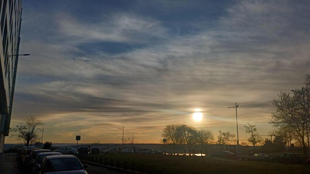 Cielo con nubes en A Coruña