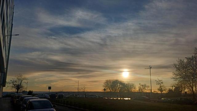 Cielo con nubes en A Coruña