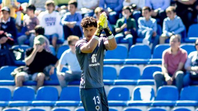Hernando durante el partido ante el Ibiza.