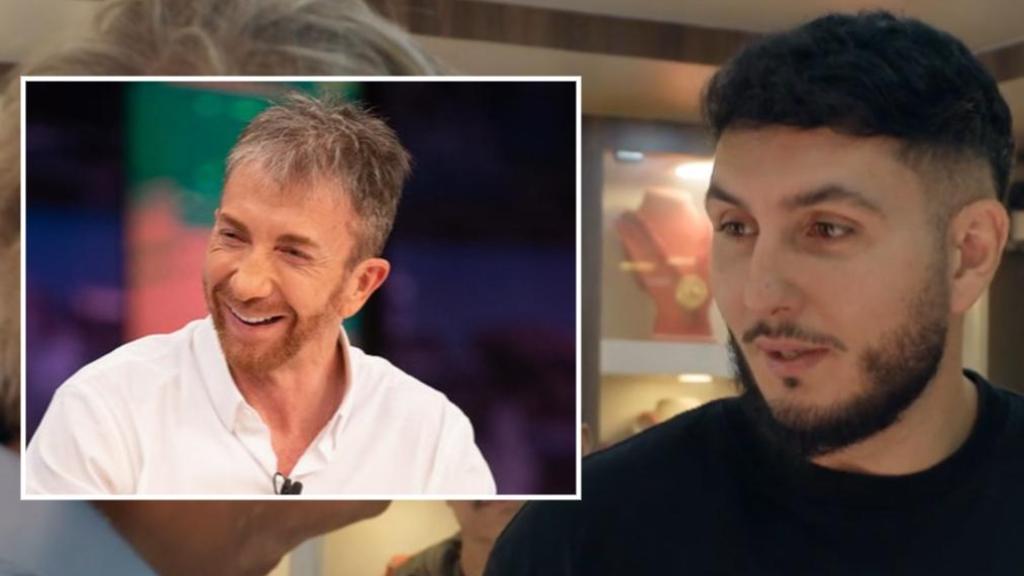 Pablo Motos y Omar Montes, en un fotomontaje de BLUPER.