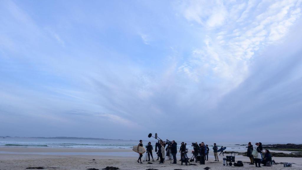 Playa de Ladeira, en Ribeira