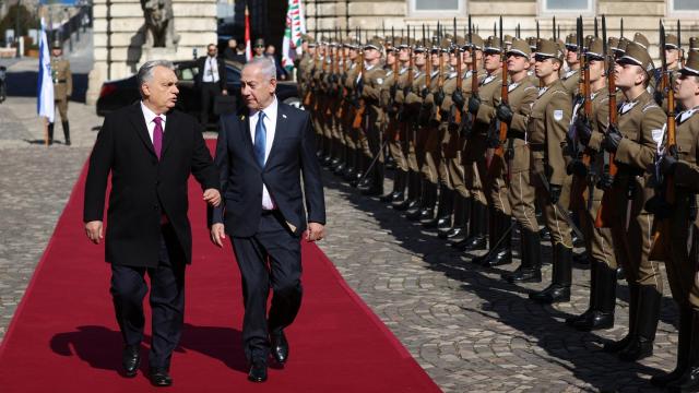 Viktor Orbán y Benjamin Netanyahu este jueves en Budapest.