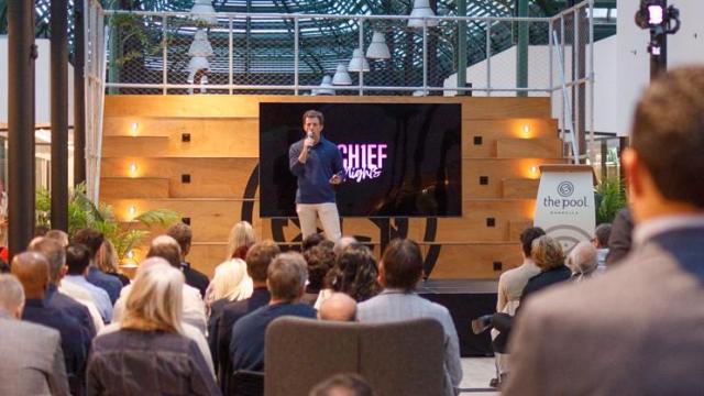 El socio director de CH1EF, Pablo Campos, en la primera edición de CH1EF Nights.