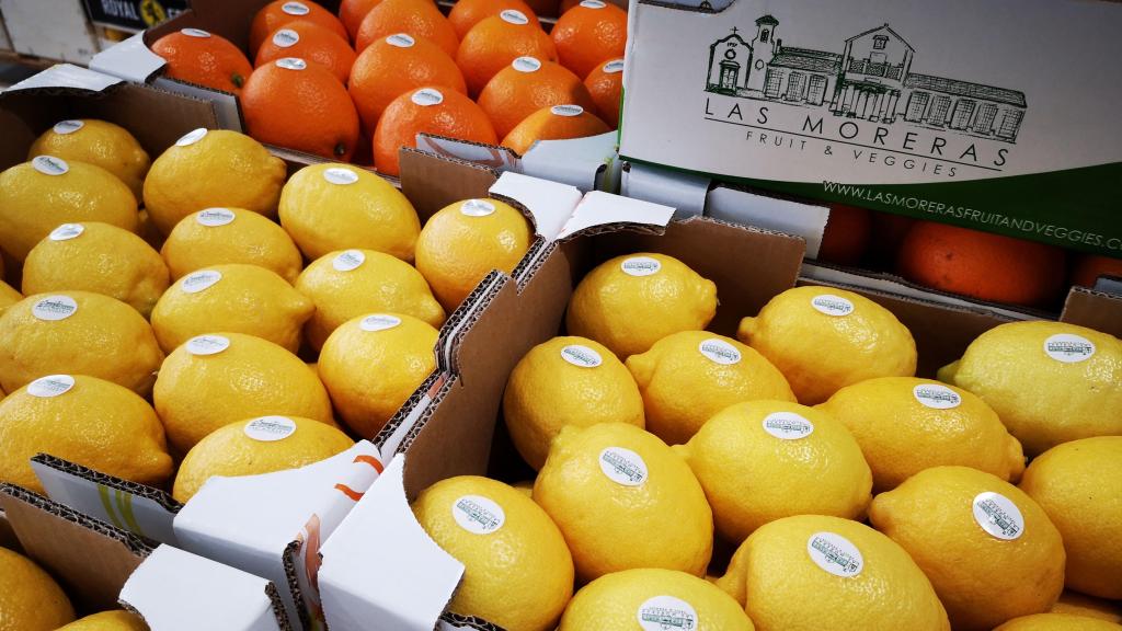 Algunos cítricos de Las Moreras Fruit & Veggies.