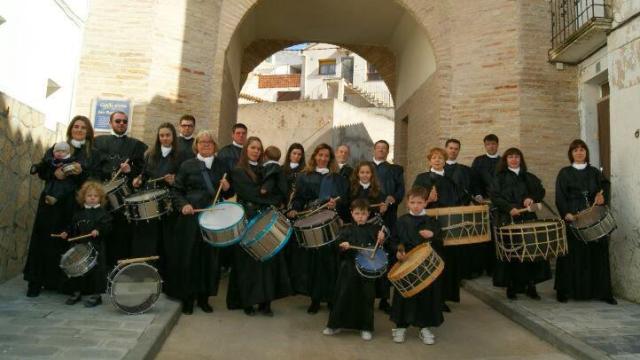 Los Lafaja, la familia aragonesa apasionada de la Semana Santa.