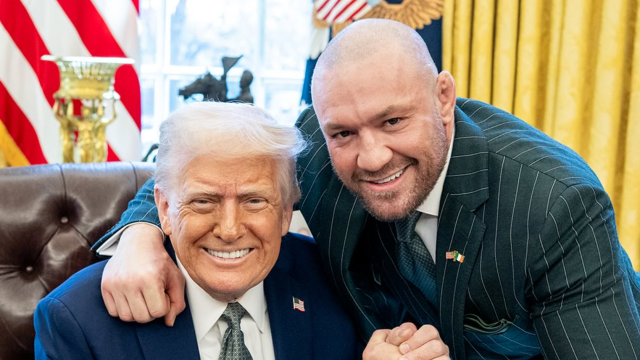 Donal Trump y Conor McGregor en la Casa Blanca