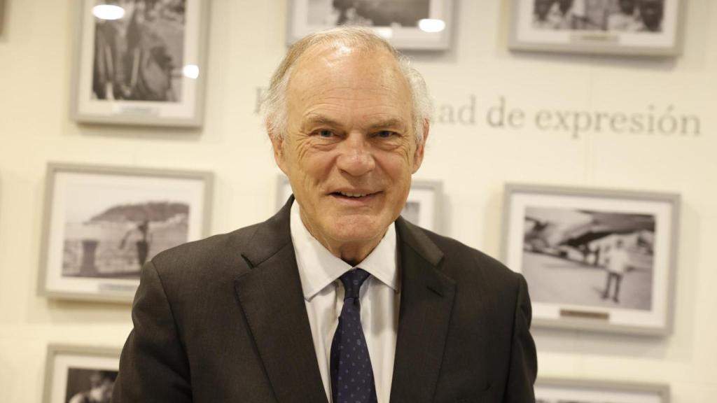 Pedro Piqueras, en la presentación de su libro este día 3 de abril de 2025.