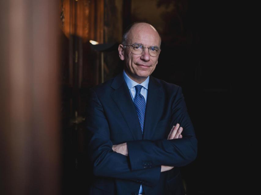 Enrico Letta, ex primer ministro de Italia, en la Casa de América el día de la entrevista.