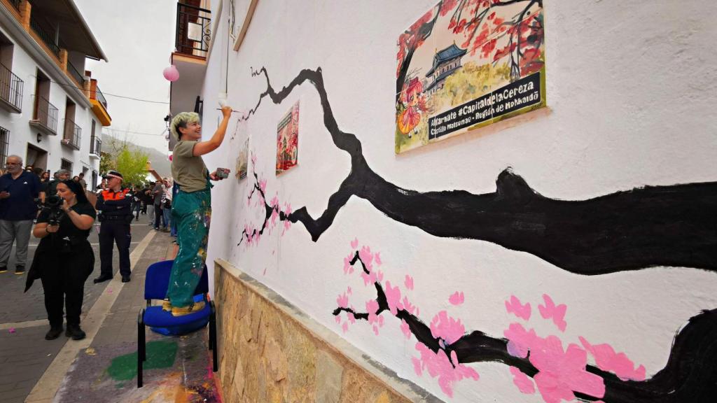 Fiesta de Sakura en Alfarnate.