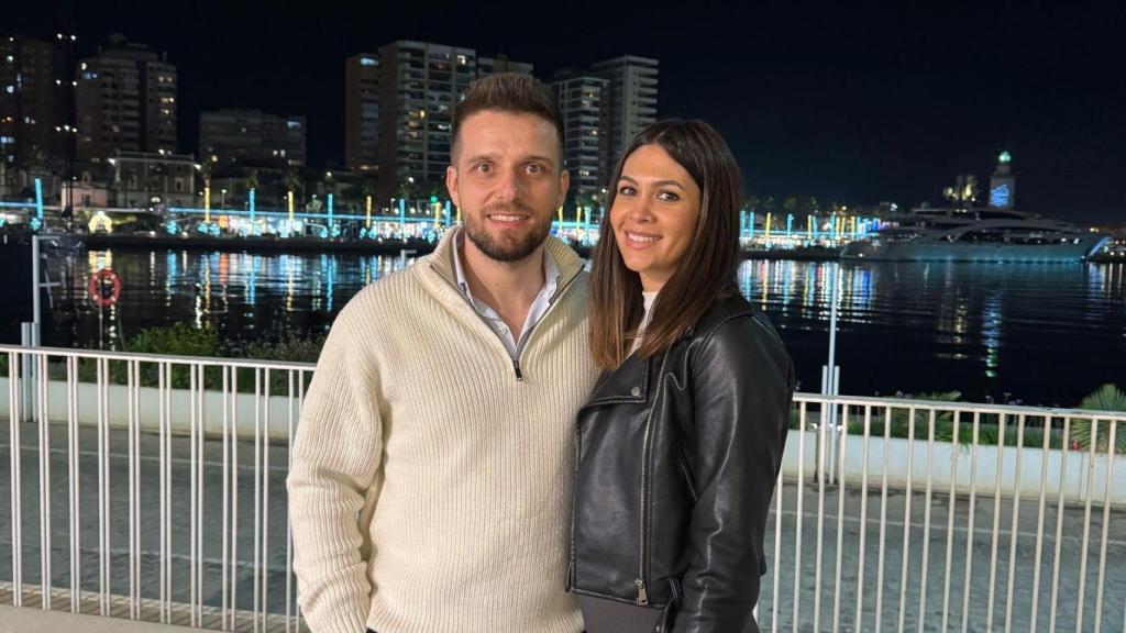 José y Marian en una foto en Málaga.