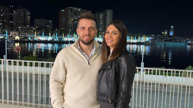 José y Marian en una foto en Málaga.