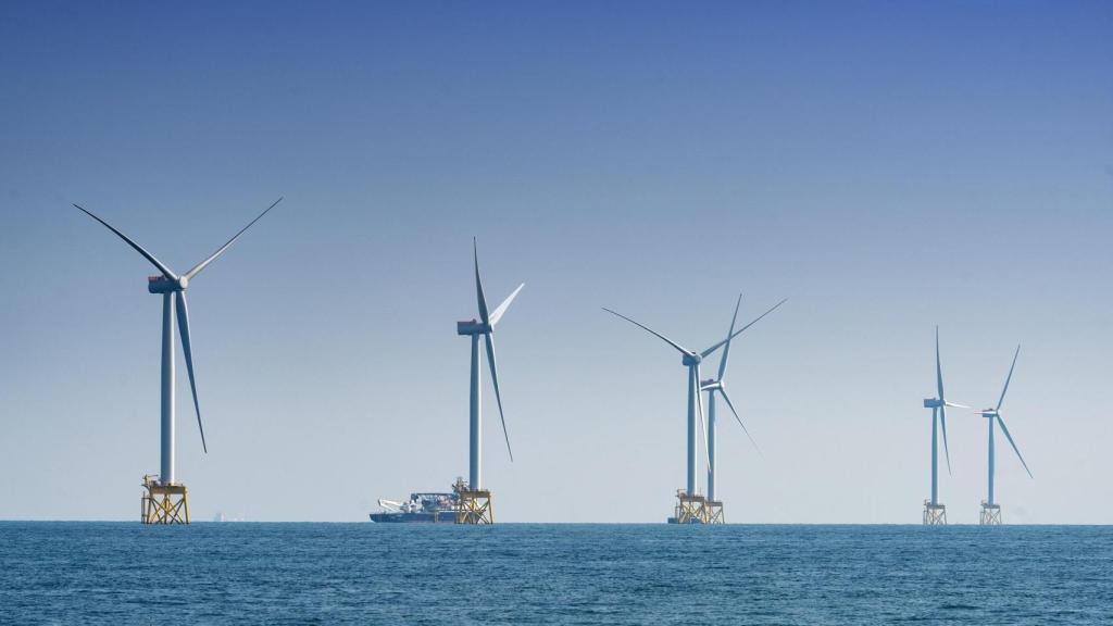 El parque eólico marino East Anglia One de Iberdrola en Reino Unido.