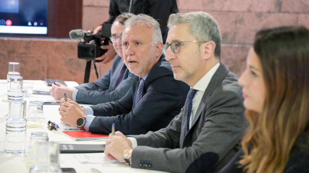 El ministro de Política Territorial y Memoria Democrática, Ángel Víctor Torres, este jueves en Canarias.