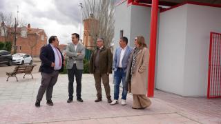 El diputado provincial de Obras, Fernando Esteban, ha visitado el municipio de Boecillo junto al alcalde, Raúl Gómez