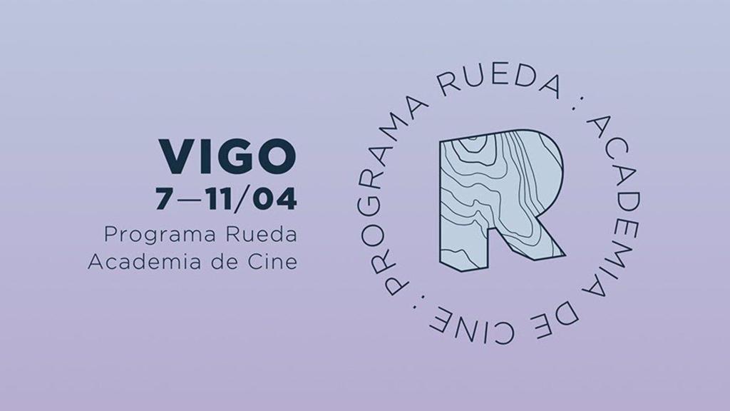 Cartel Rueda Academia de Cine que se celebrará en Vigo a partir del 7 de abril