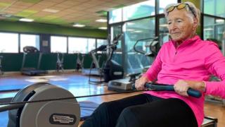 Iñaxi Lasa, la centenaria de Guipúzcoa que entrena todos los días.