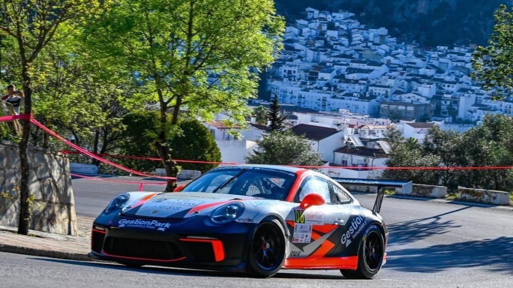 Ignacio Cabezas y su Porsche 911 GT3 en Ubrique