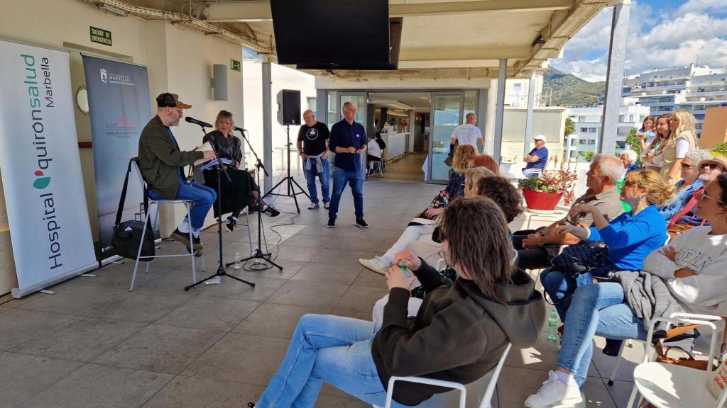 El Hospital Quirónsalud Marbella acogió una de las actividades de Marpoética.