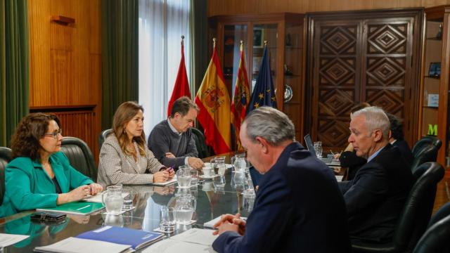 El consejo de La Nueva Romareda, este jueves, en el Ayuntamiento de Zaragoza.