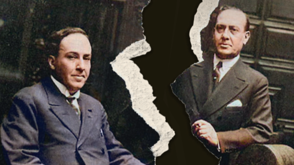 Cartel de la obra 'Los hermanos Machado'.