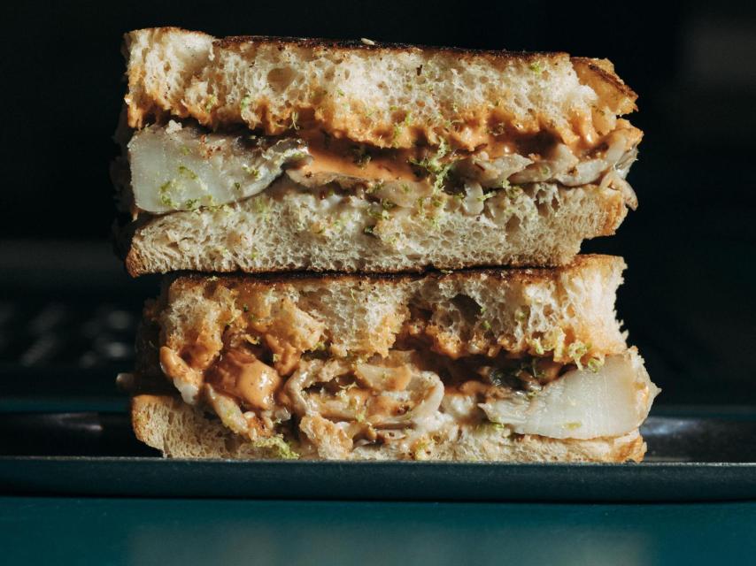 El sándwich 'sando' vegetariano.