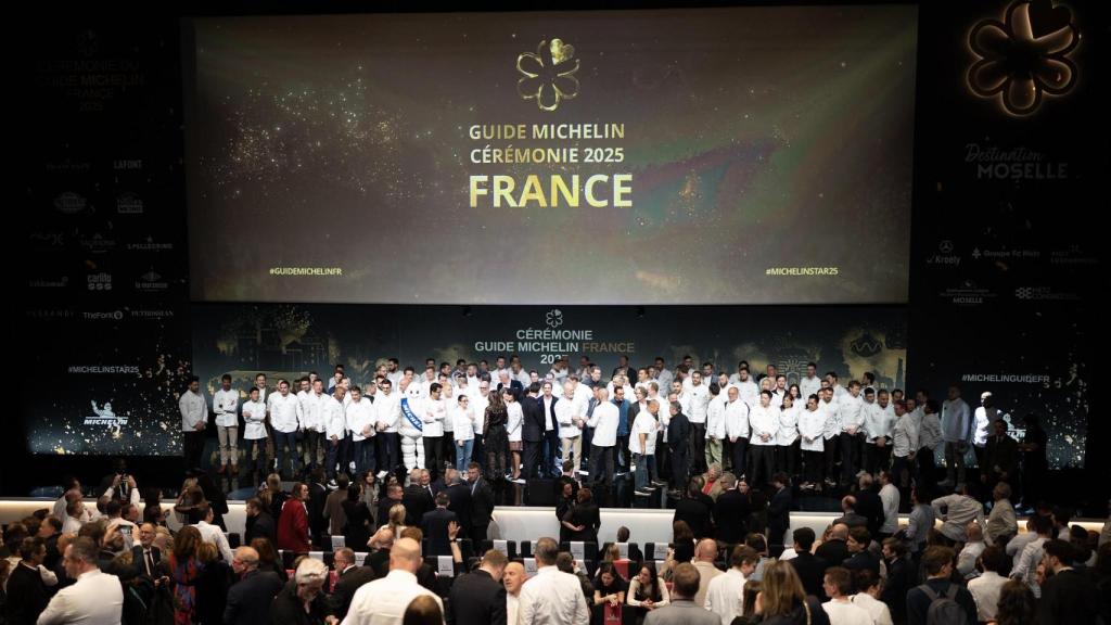 Los triunfadores de la Guia Michelin Francia 2025.