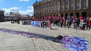 El sector de la limpieza se manifiesta en Santiago.